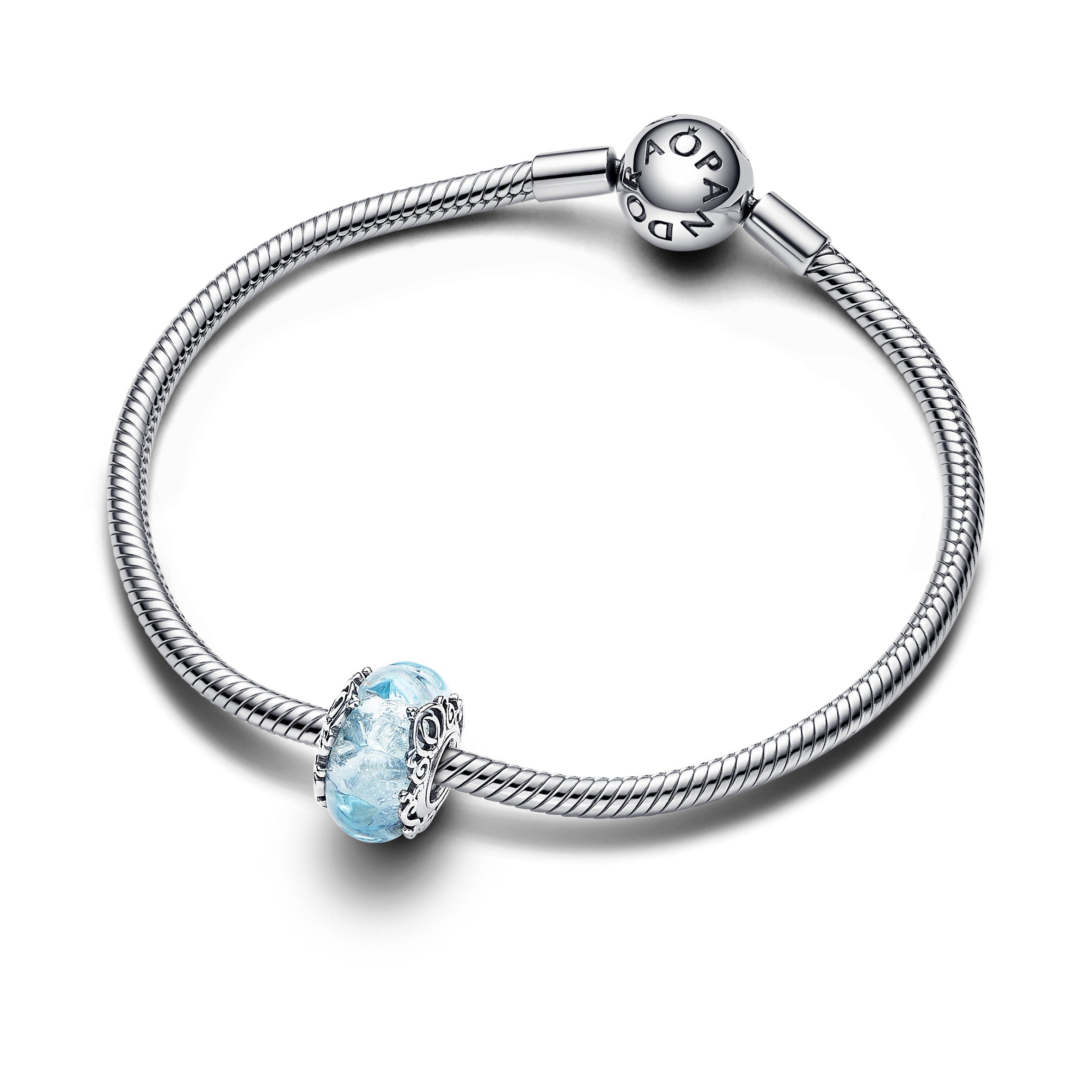 Pandora Disney Assepoester muranoglazen bedel zilver - 793073C00