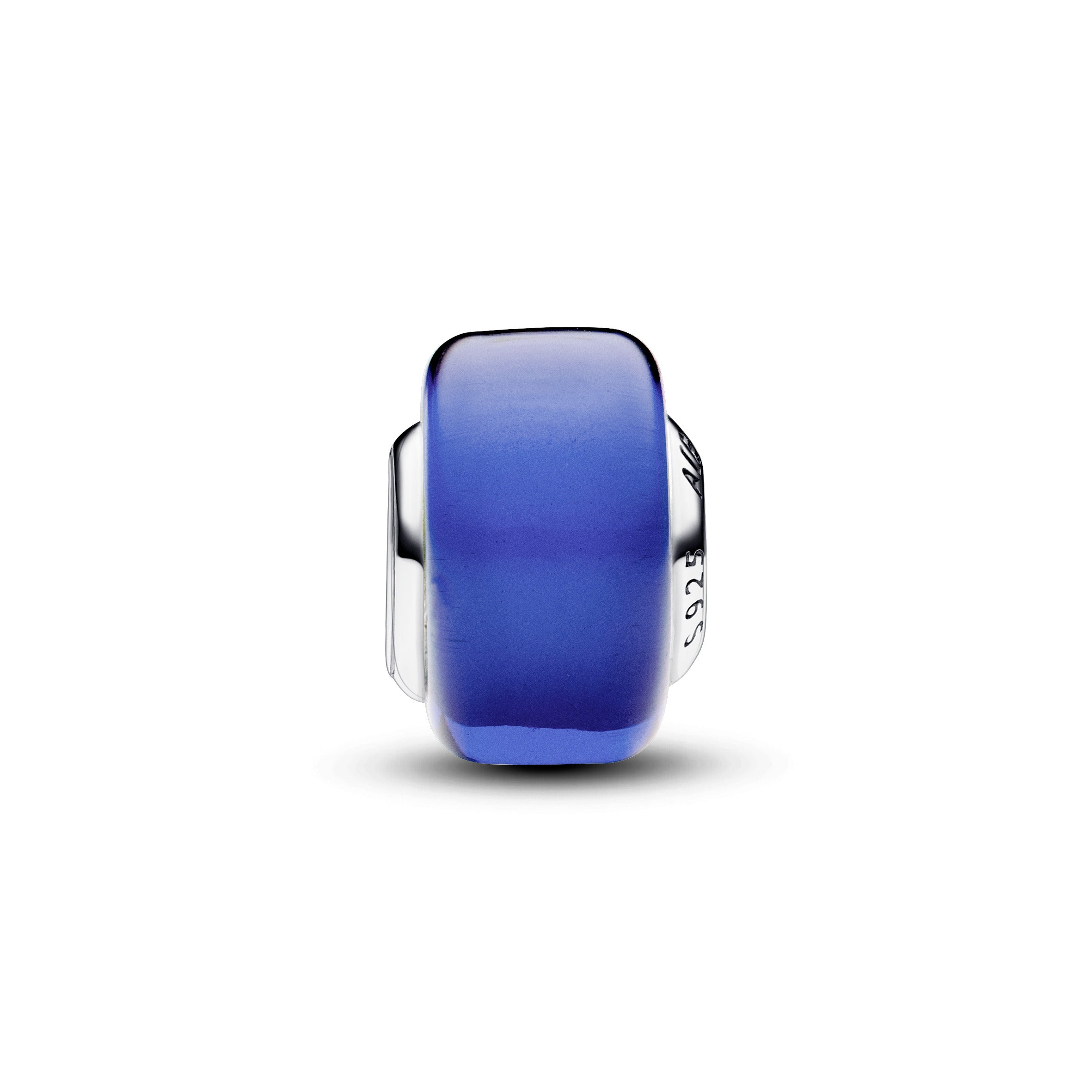 Pandora Blauwe minibedel van muranoglas zilver - 793105C00