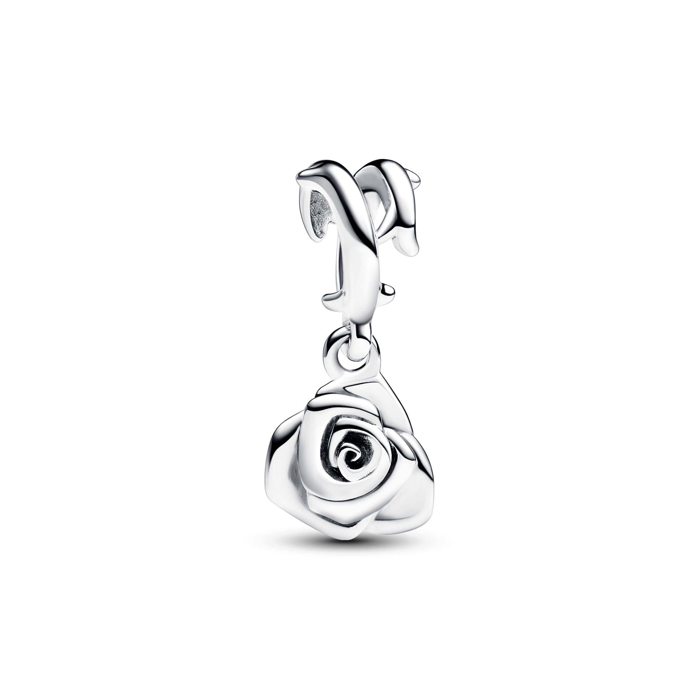 Pandora Roos in Bloei Hangende Bedel zilver - 793213C00