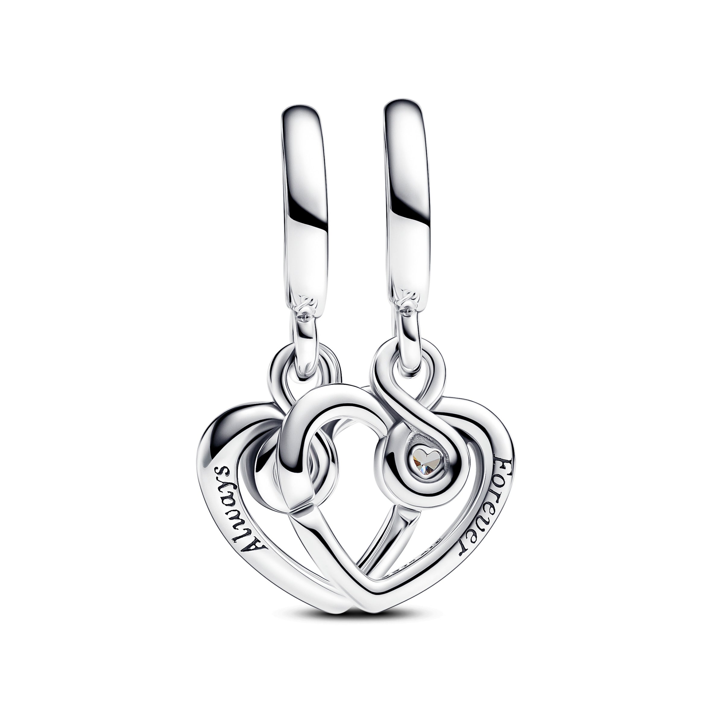 Pandora Forever & Always Deelbare Hangende Bedel zilver - 793232C01