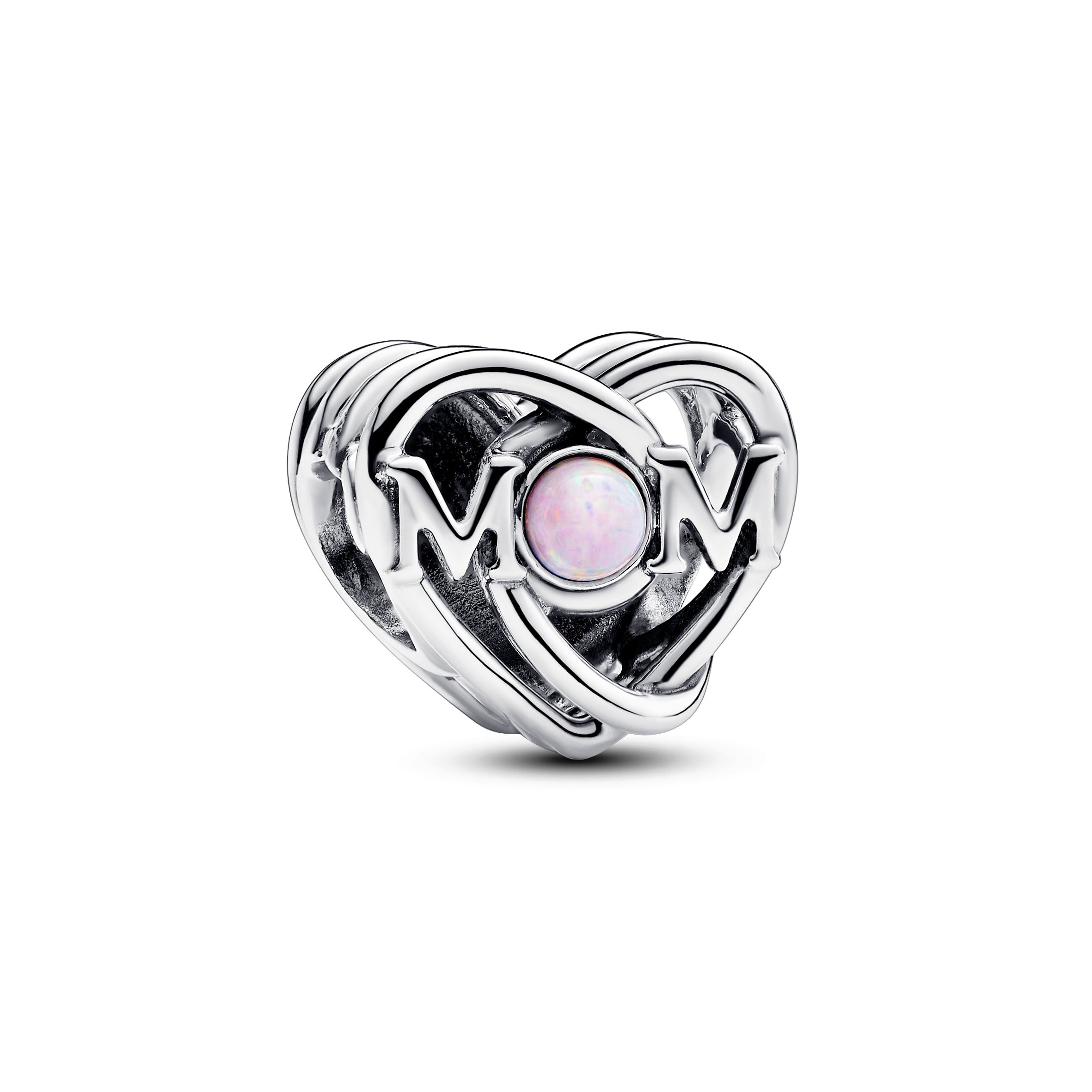 Pandora Opengewerkte Mum en Hart Bedel zilver - 793233C01