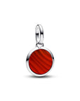 Pandora Rode Graveerbare Mini Medaillon Bedel 793389C01 - PansiteNederland.nl