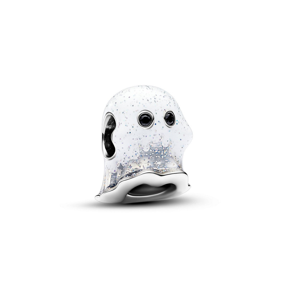 Pandora Glow-in-the-dark Boo Ghost Bedel zilver - 793404C01