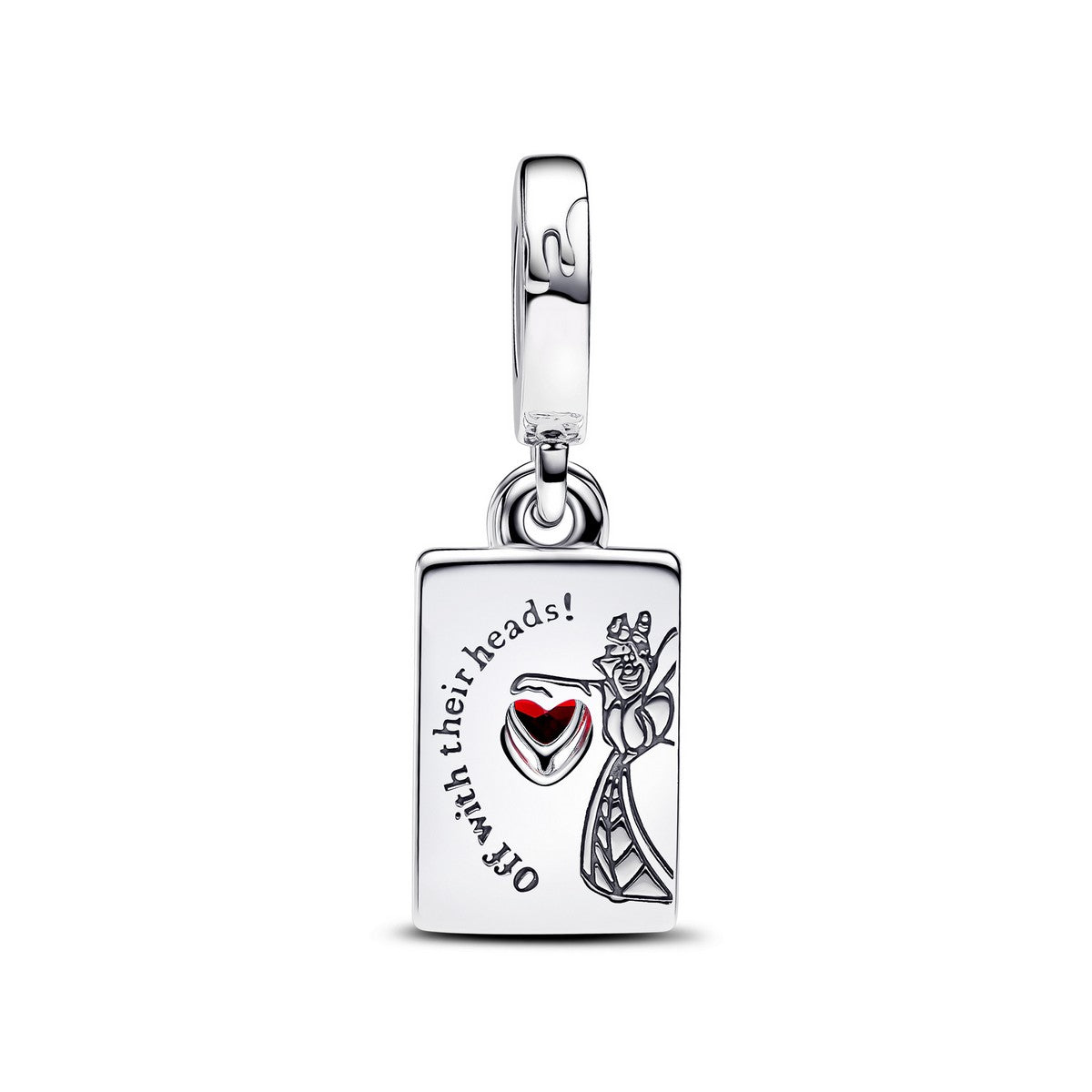 Pandora Disney Schurken Hartenkoningin Dubbele Hangende Bedel zilver - 793420C01