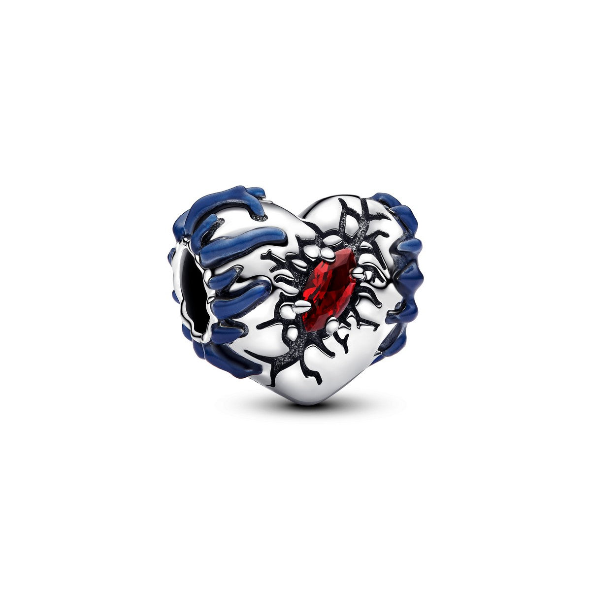Pandora Stranger Things glow-in-the-dark hartbedel zilver - 793565C01