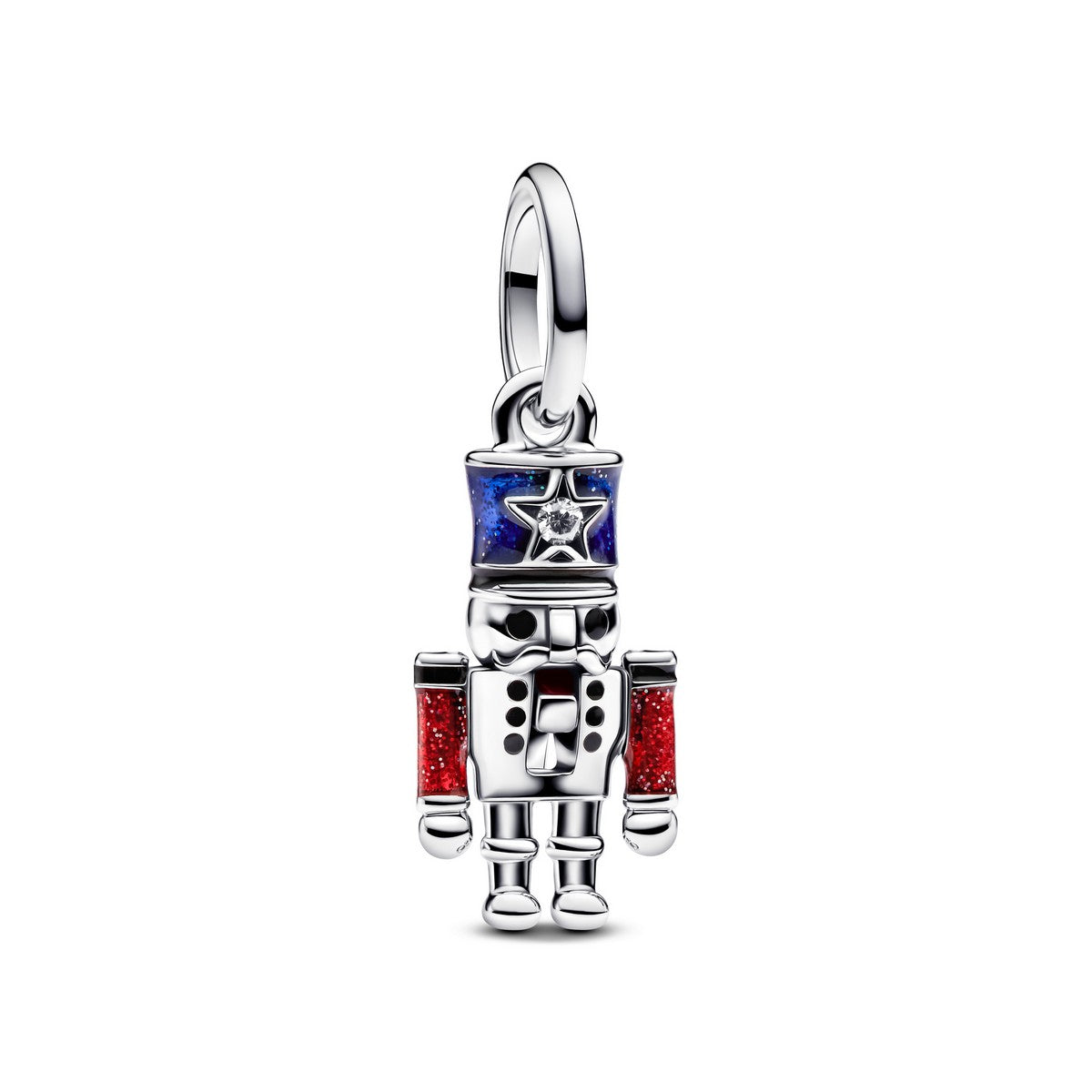 Pandora Hangende bedel met beweegbare Notenkraker zilver - 793583C01