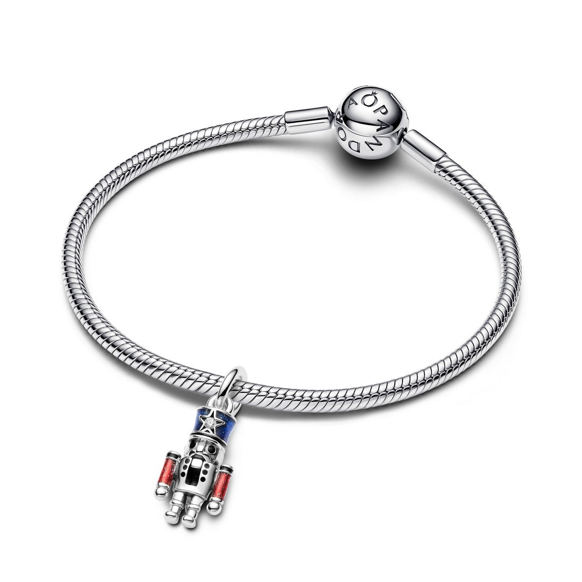 Pandora Hangende bedel met beweegbare Notenkraker zilver - 793583C01