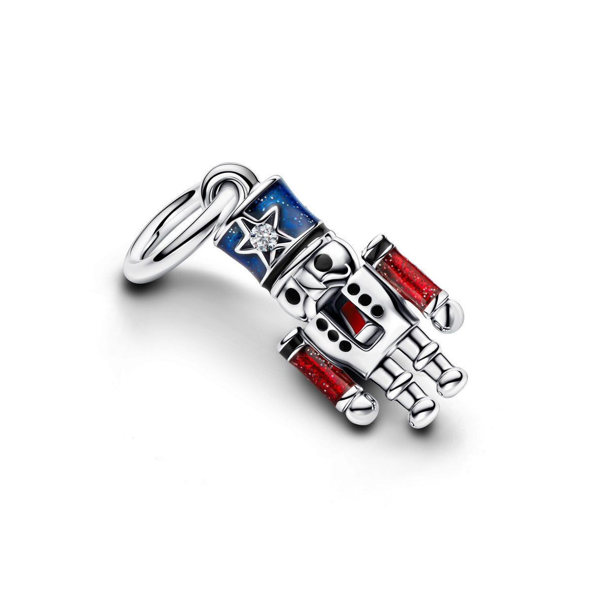 Pandora Hangende bedel met beweegbare Notenkraker zilver - 793583C01