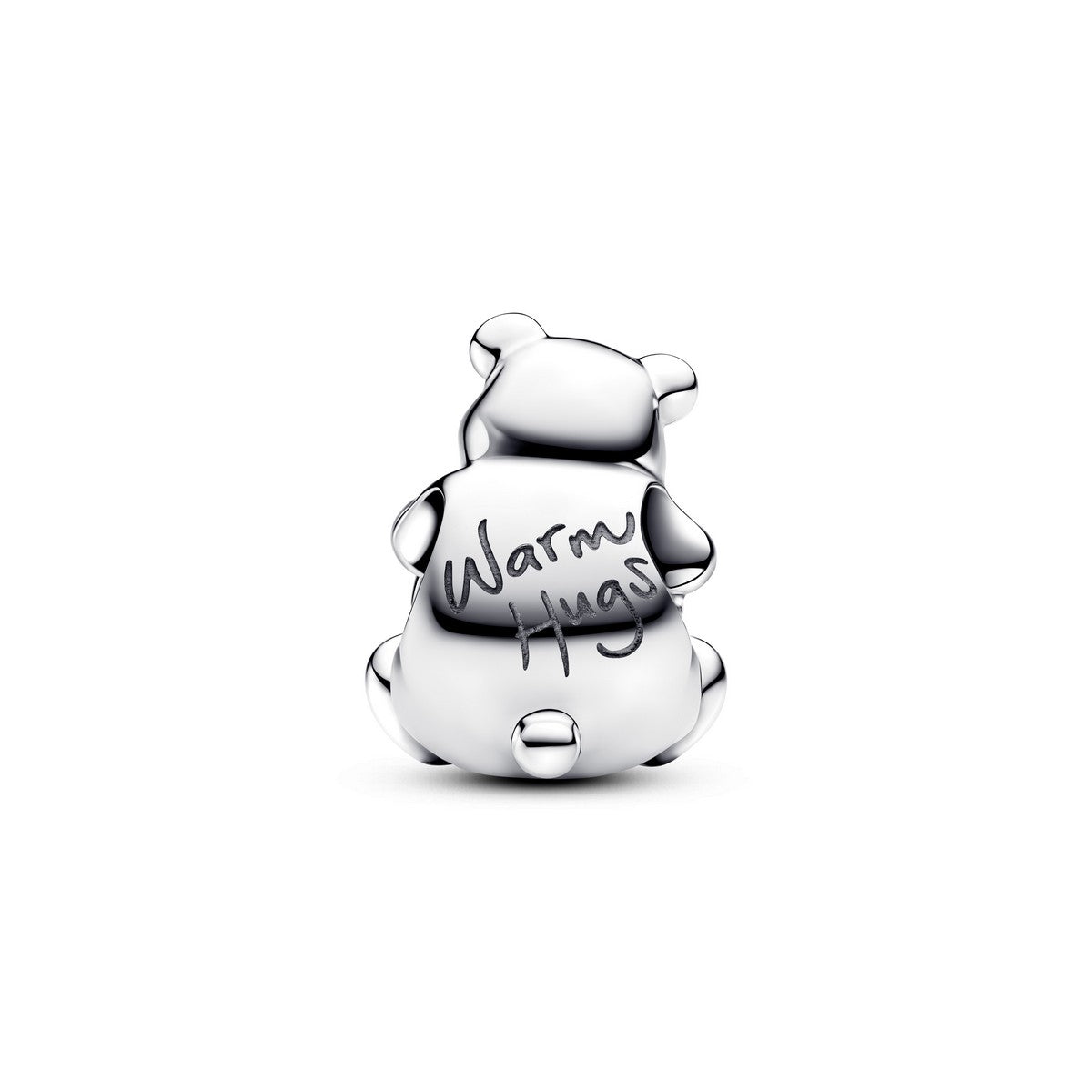 Pandora Bedel met ijsbeer zilver wit - 793589C01