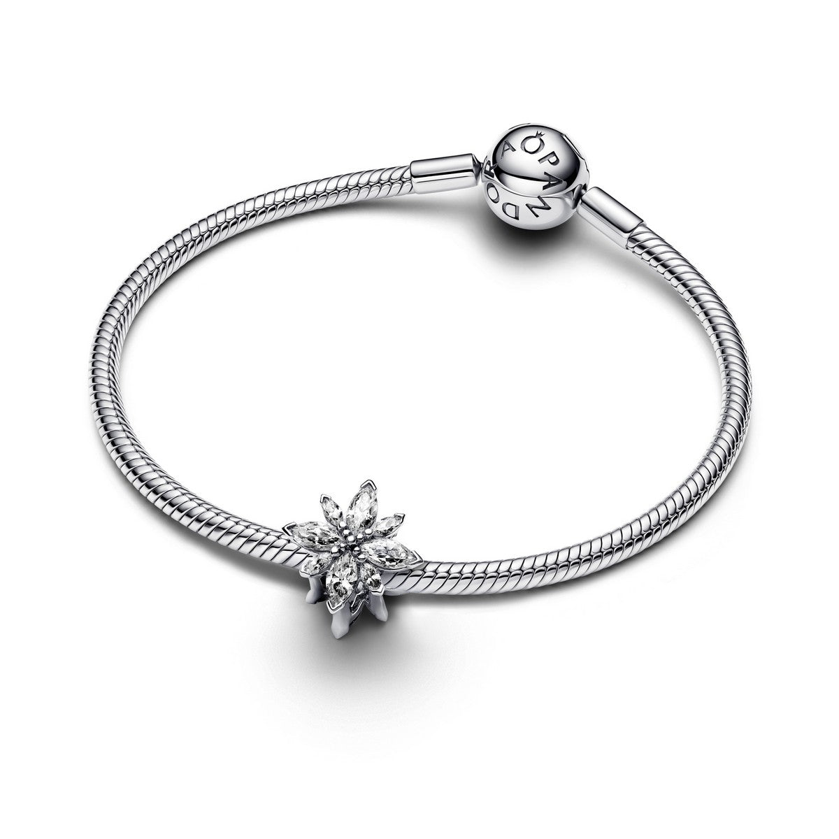 Pandora Bedel met glinsterende poolster zilver - 793591C01