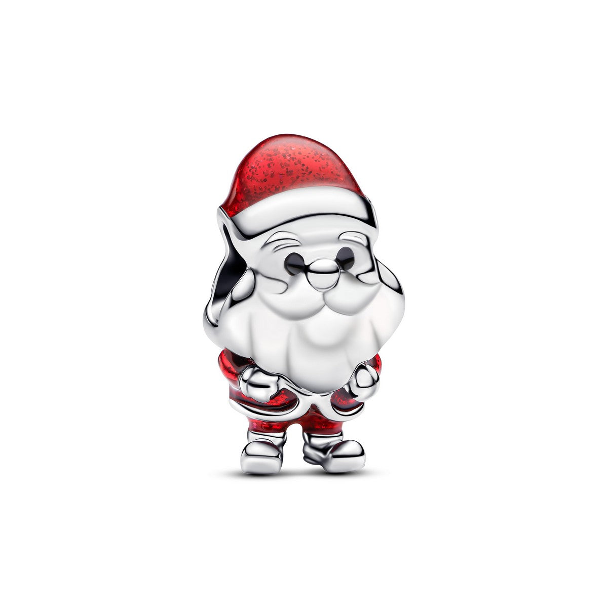 Pandora Bedel met speelse Kerstman zilver - 793593C01