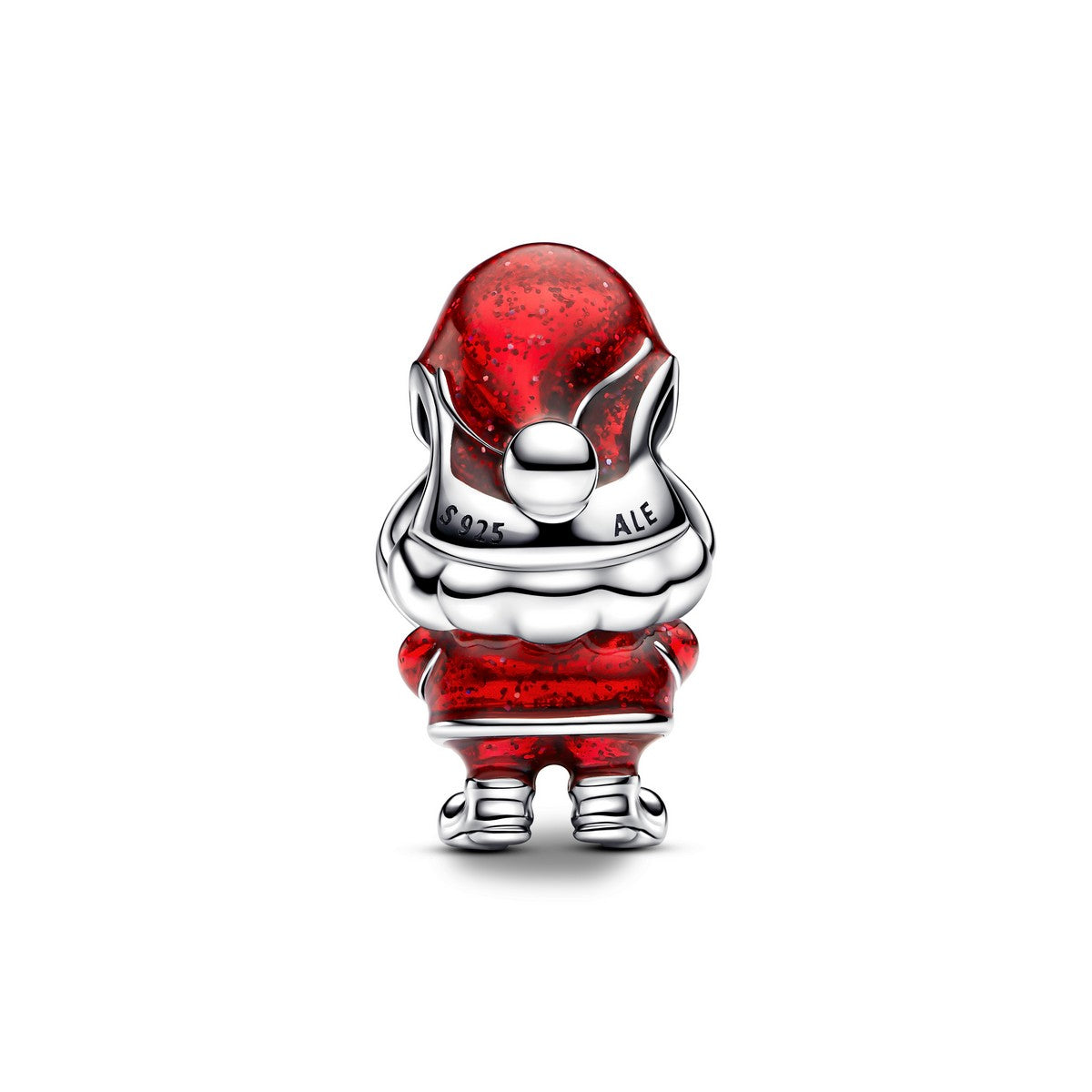 Pandora Bedel met speelse Kerstman zilver - 793593C01