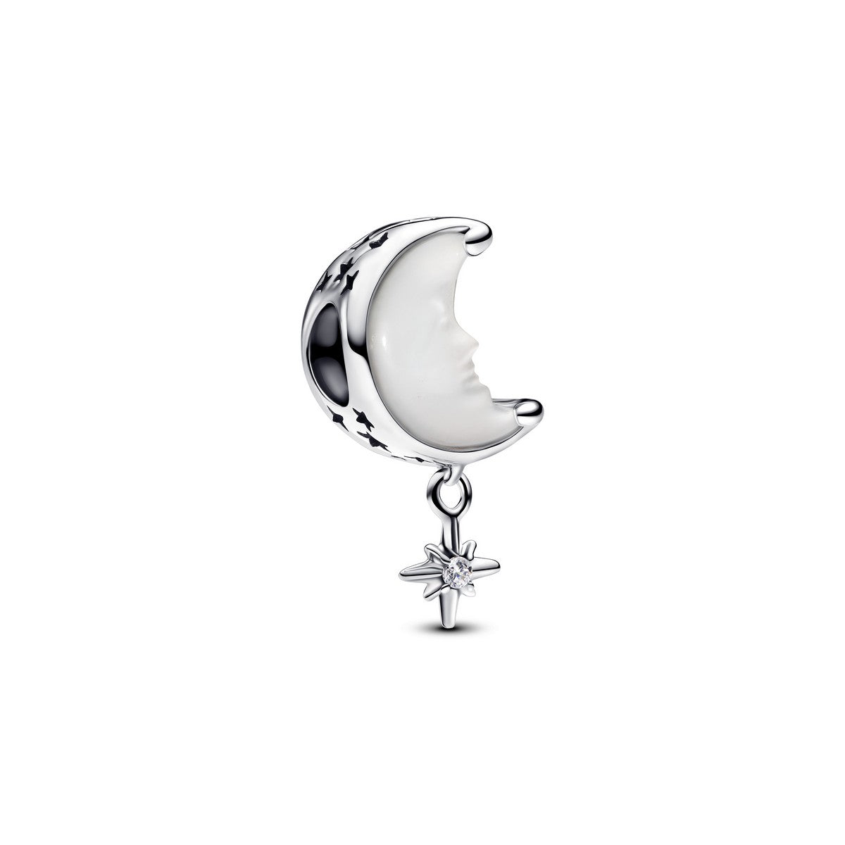 Pandora Bedel met maan en poolster zilver - 793594C01