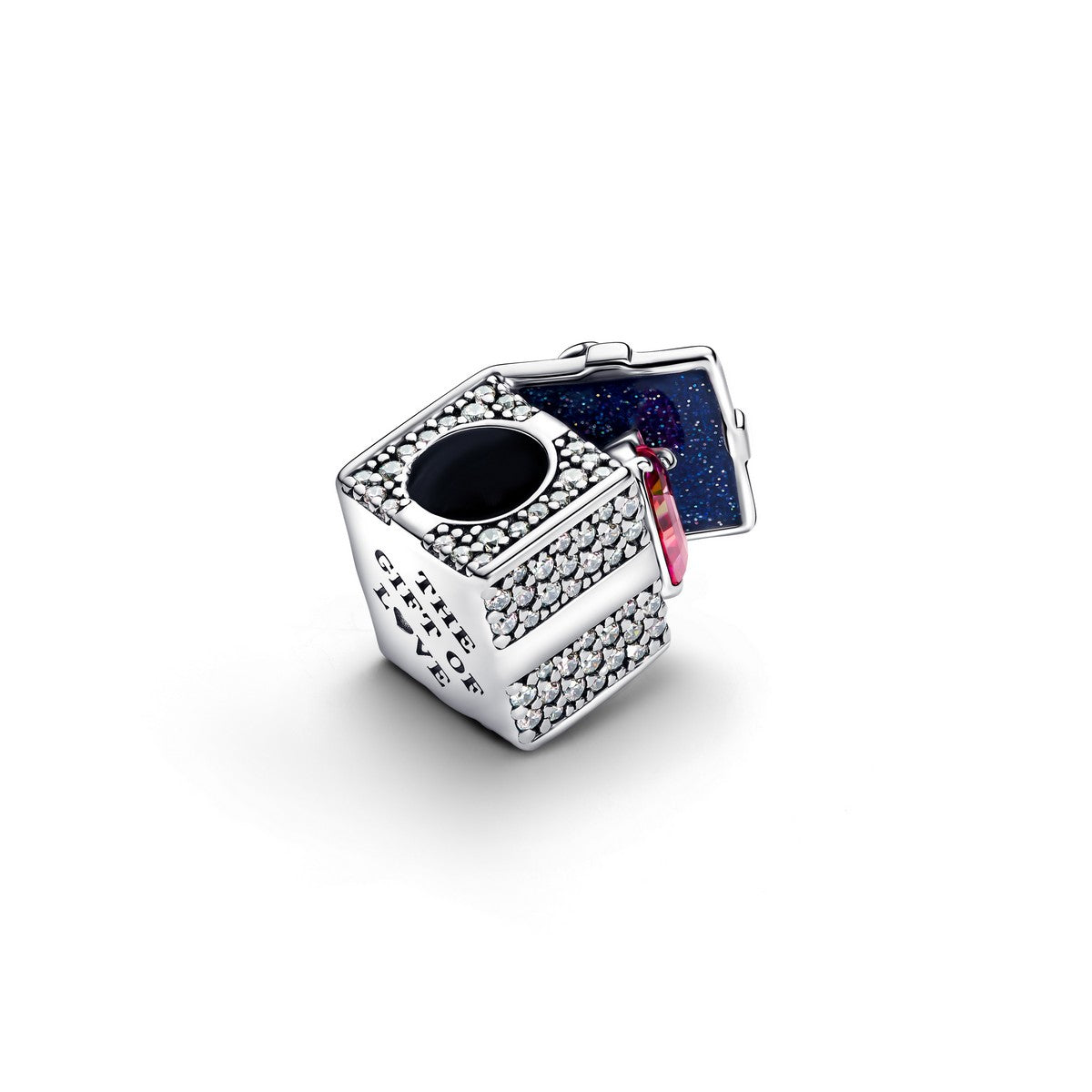 Pandora Bedel met glinsterend cadeau zilver - 793603C01