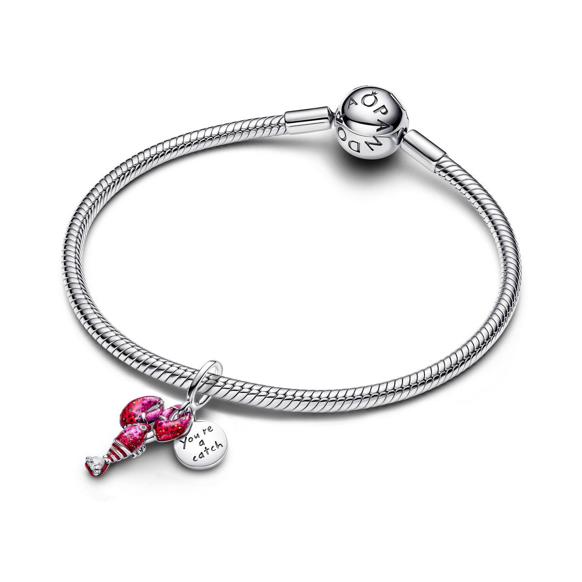 Pandora Kreeft Hangende Bedel zilver - 793676C01