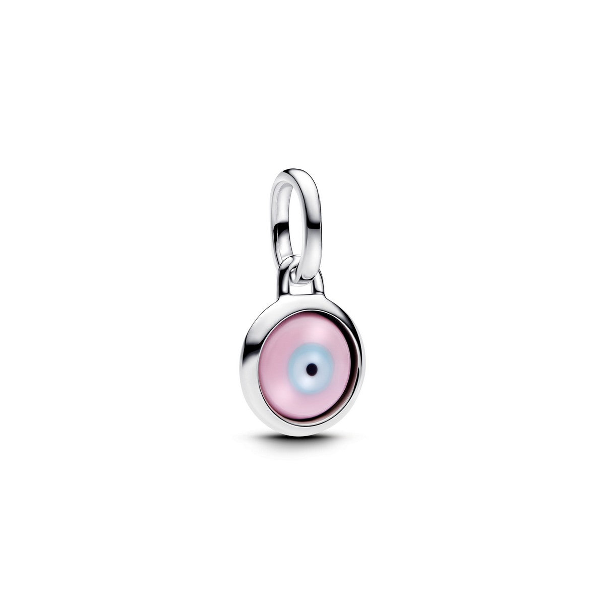 Pandora Graveerbaar Boos Oog Muranoglas Mini-Hangende Bedel zilver - 793693C00