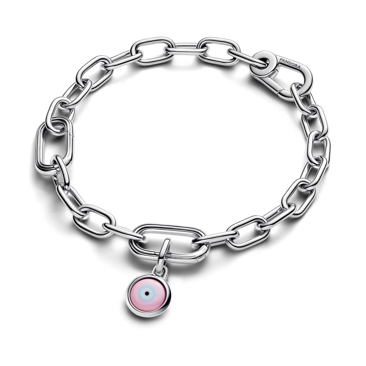 Pandora Graveerbaar Boos Oog Muranoglas Mini-Hangende Bedel zilver - 793693C00