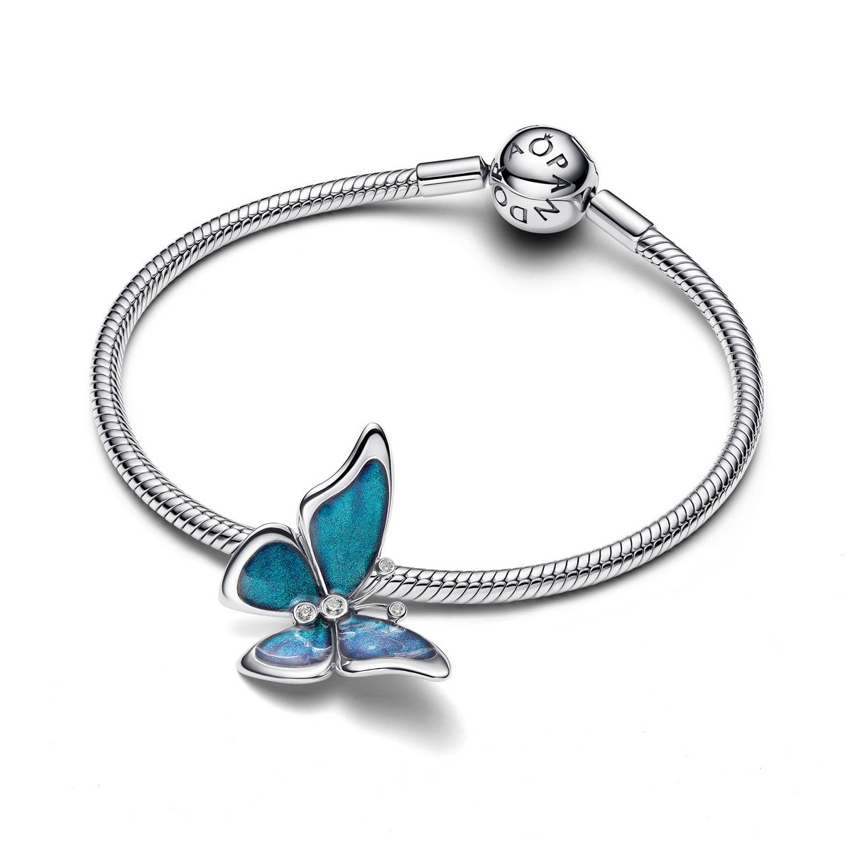 Pandora Oversized Vlinder Clip Bedel zilver - 793747C01