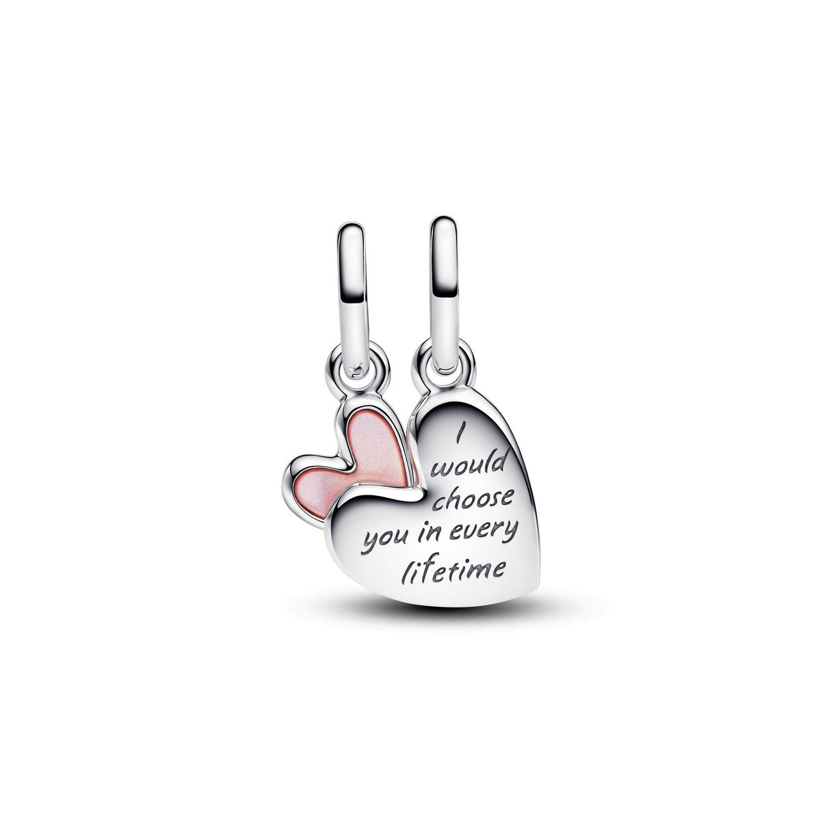 Pandora Deelbare Moeder en Dochter Hangende Bedel zilver - 793766C01