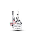 Pandora Splitbare Moeder & Dochter Hanger Bedel met Zirkonia - 793766C01 - PansiteNederland.nl