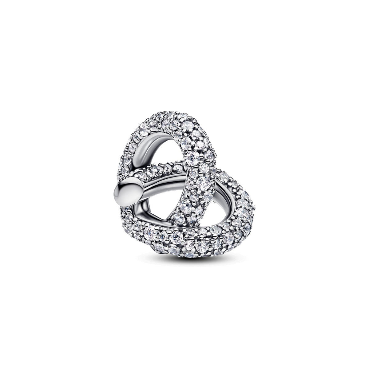 Pandora Pavé Infinity Knoop Hart Bedel zilver - 793771C01