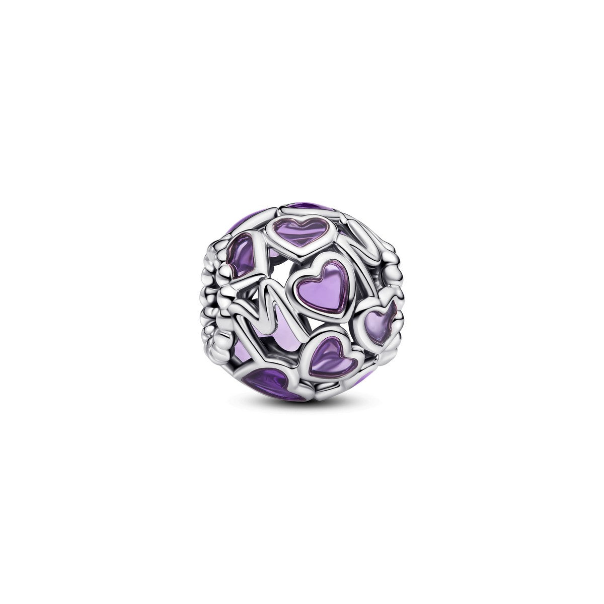 Pandora Openwork Hearts Mum-bedel zilver - 793772C01