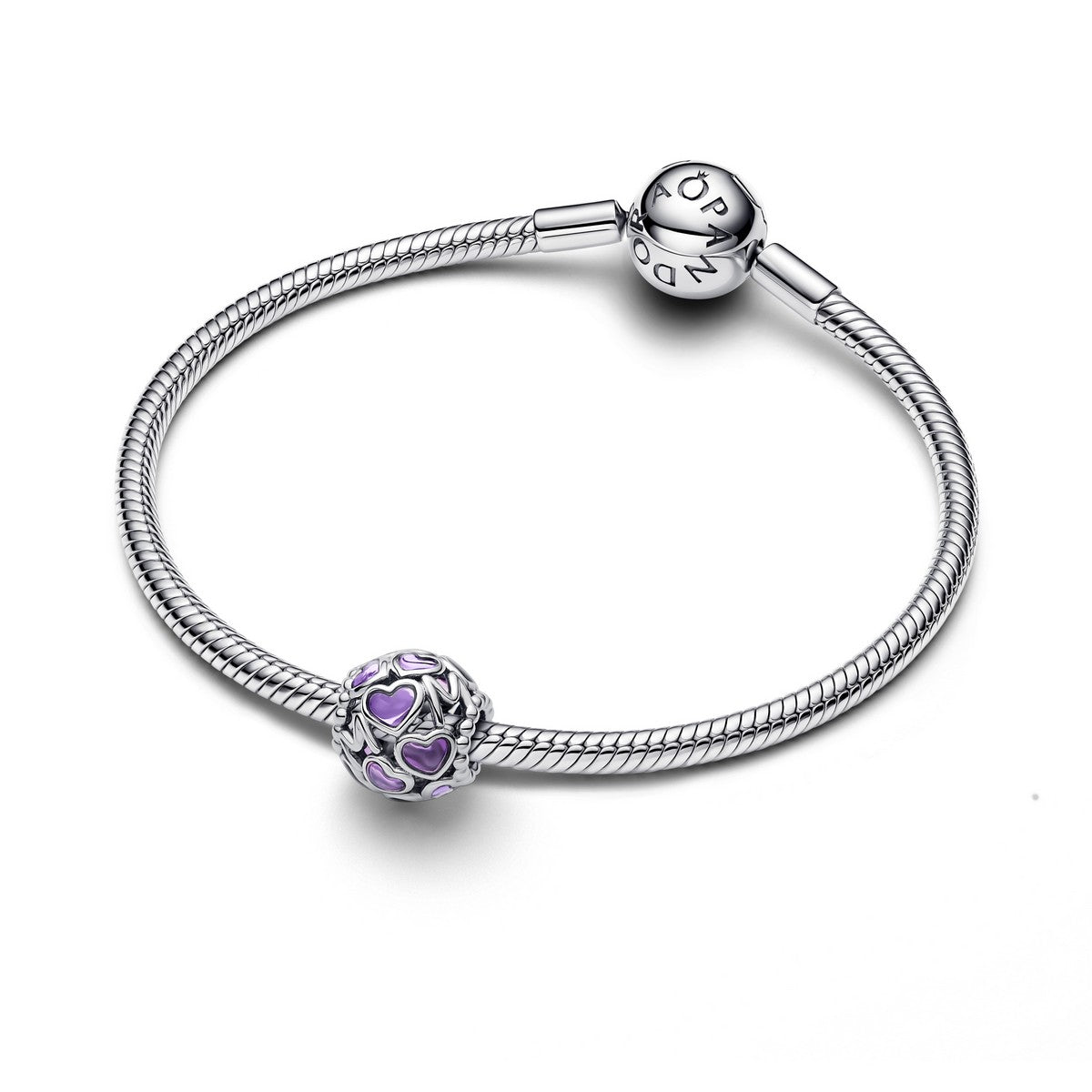 Pandora Openwork Hearts Mum-bedel zilver - 793772C01