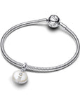 Pandora Behandelde Zoetwater Barokparel Mum Hanger Bedel - 793783C01 - PansiteNederland.nl