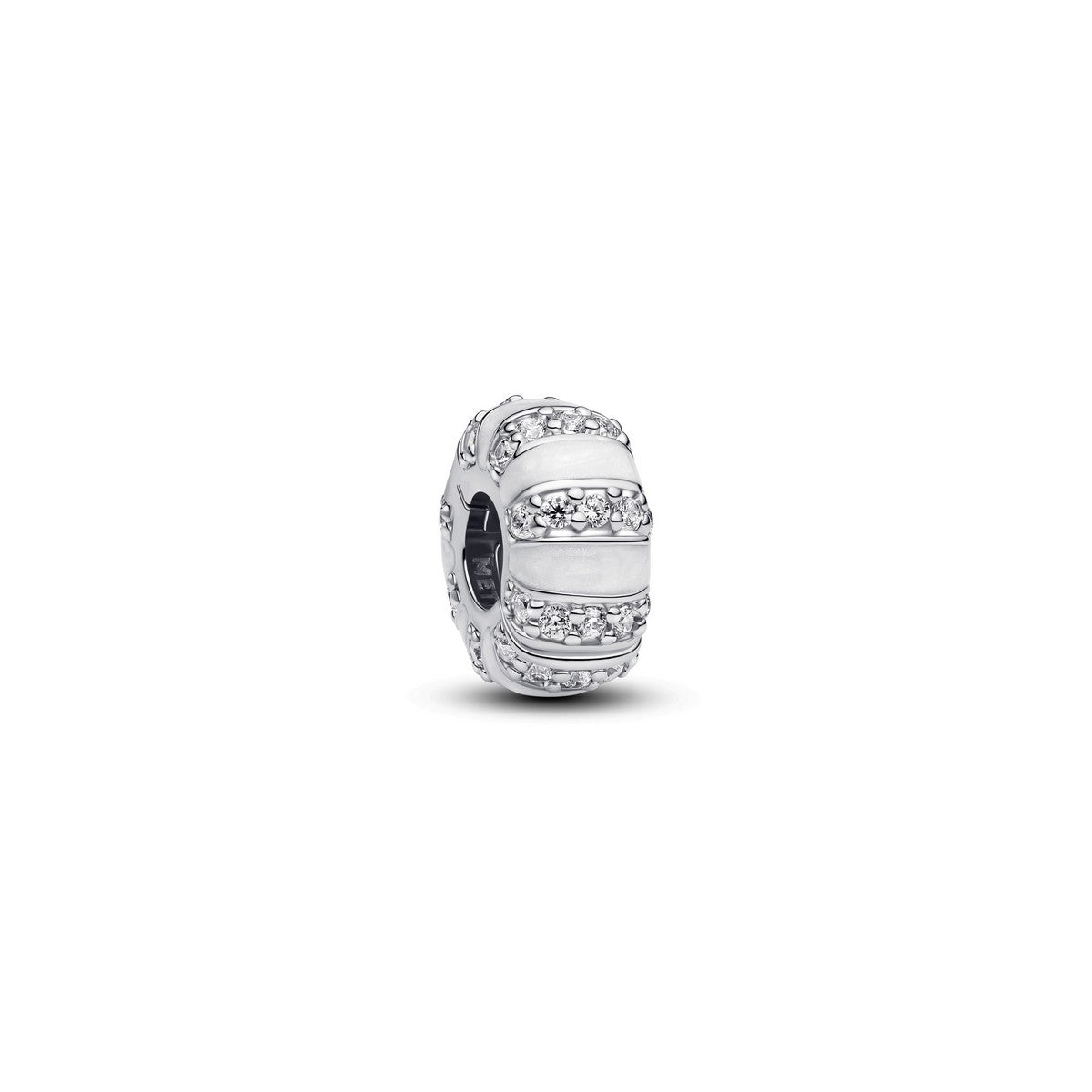 Pandora Stenen & Emaille Clip Bedel zilver - 793785C01