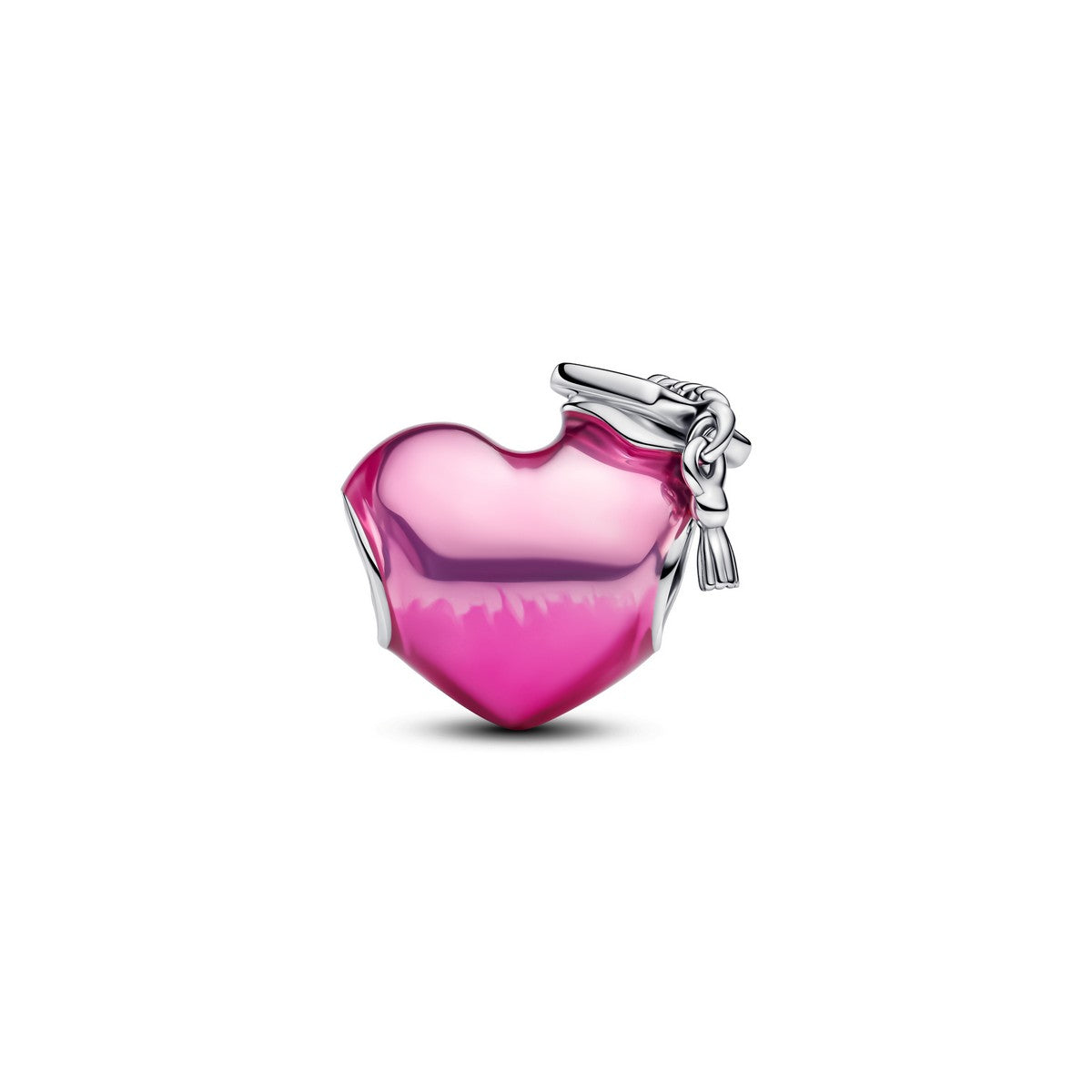Pandora Graduation 2025-hartbedel zilver - 793788C01