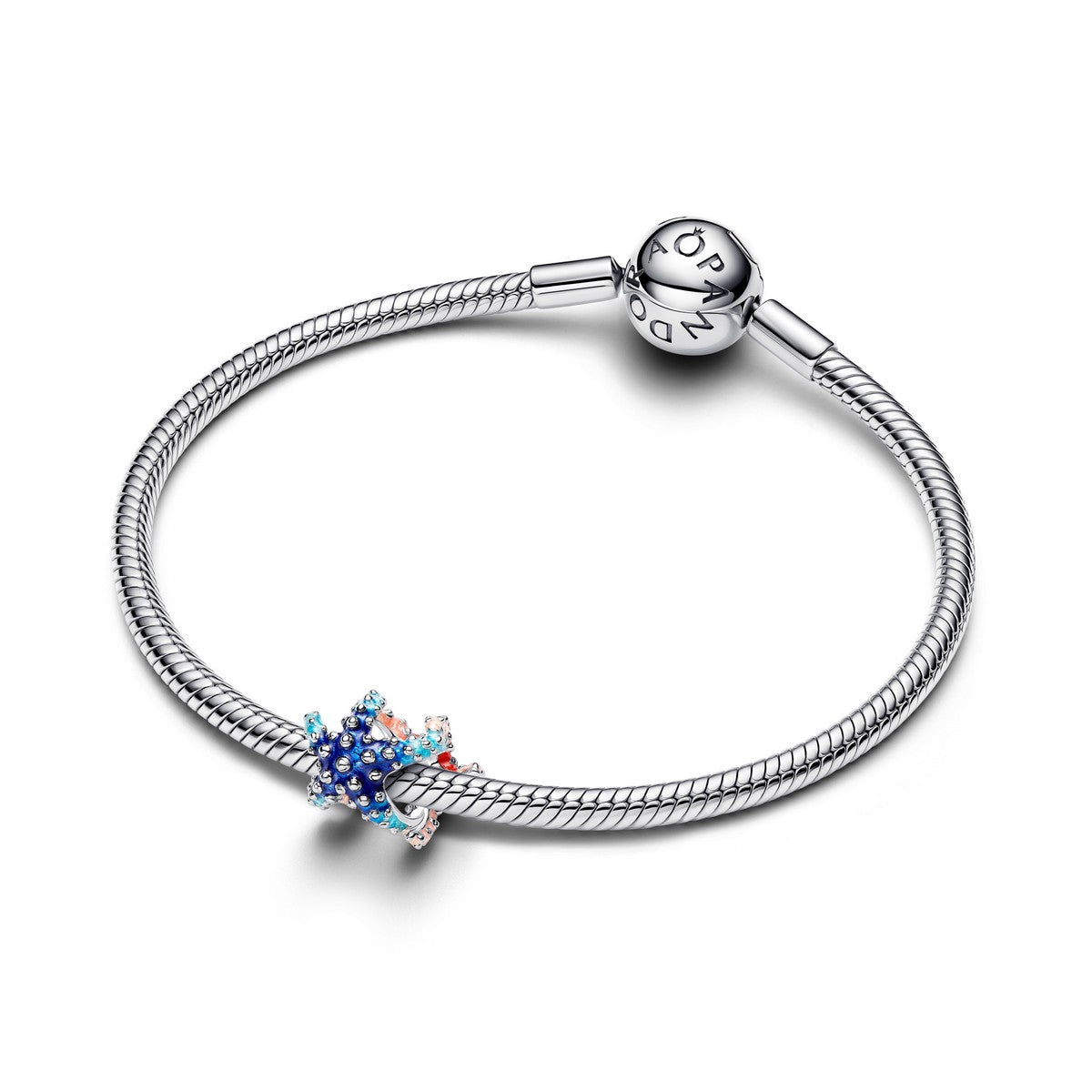 Pandora Kleurrijke Zeester Mini Bedel zilver - 793817C01