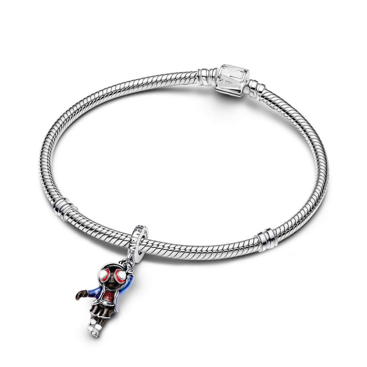 Pandora Marvel Spider-Man Miles Morals Hangende Bedel zilver - 793842C01