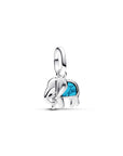 Pandora Turquoise Olifant Mini Hangende Bedel - 793858C01 - PansiteNederland.nl