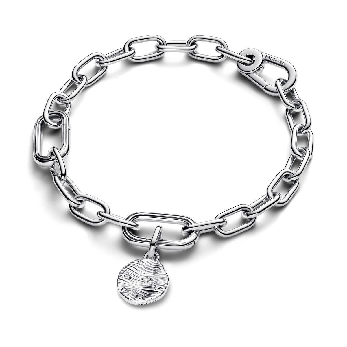 Pandora Graveerbare Mini Medaillonbedel zilver medallion - 793860C01