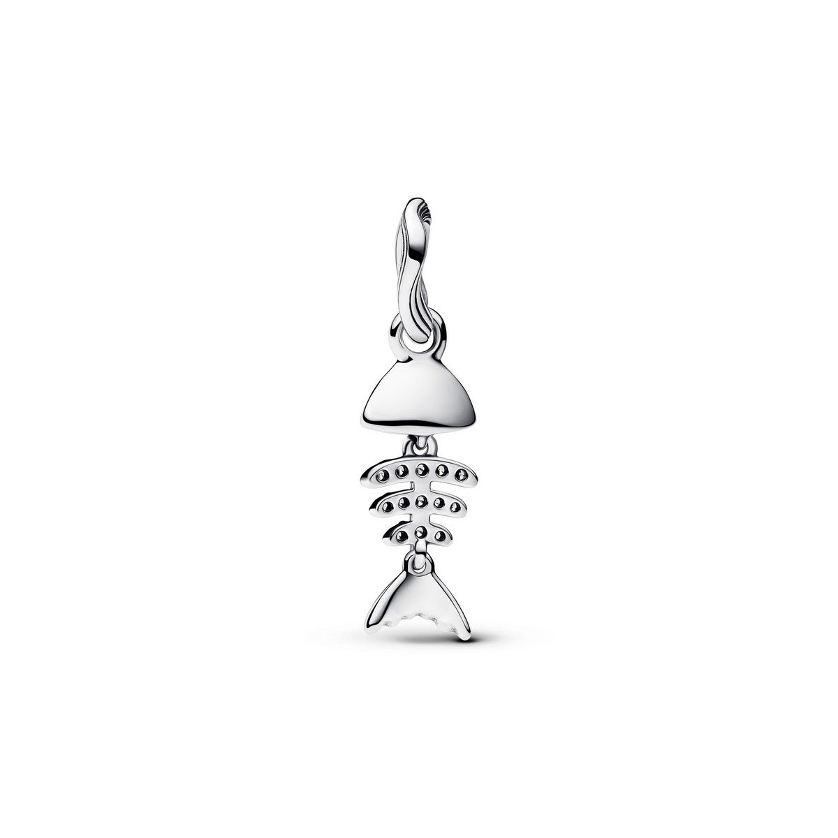 Pandora Turkooisblauwe Visgraat Hangende Bedel zilver - 793894C01