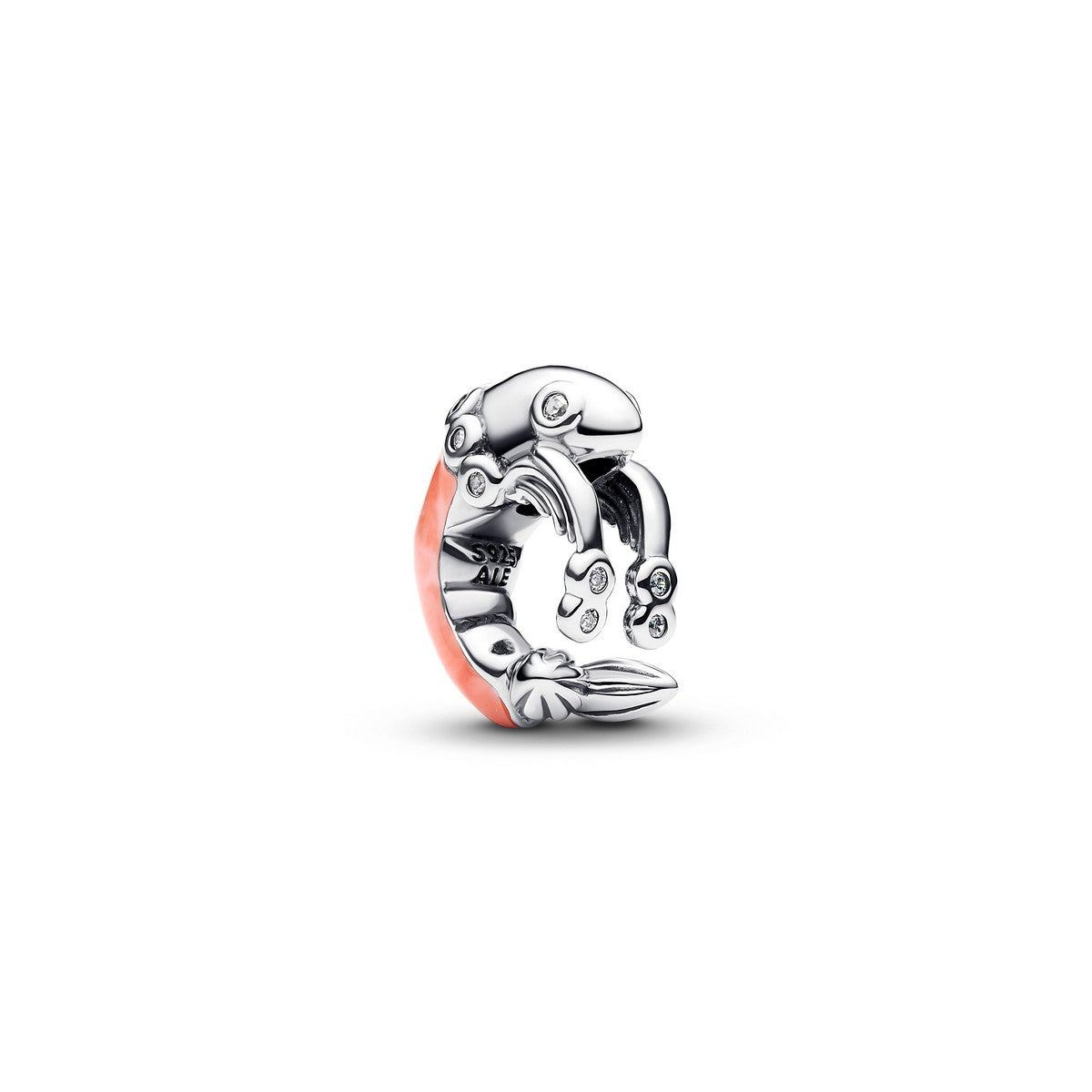Pandora Garnaalbedel zilver roze - 793896C01