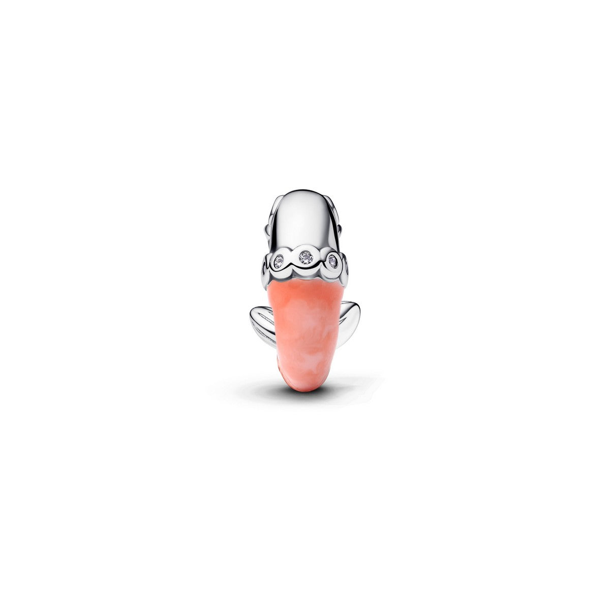 Pandora Garnaalbedel zilver roze - 793896C01