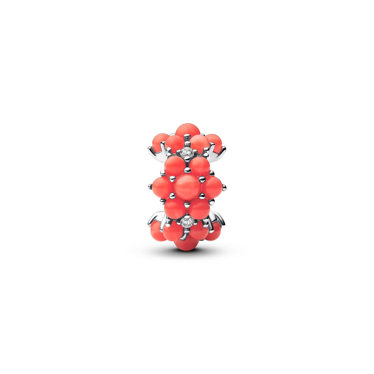 Pandora Koraalkleurige Oceaan Bedel zilver - 793897C01
