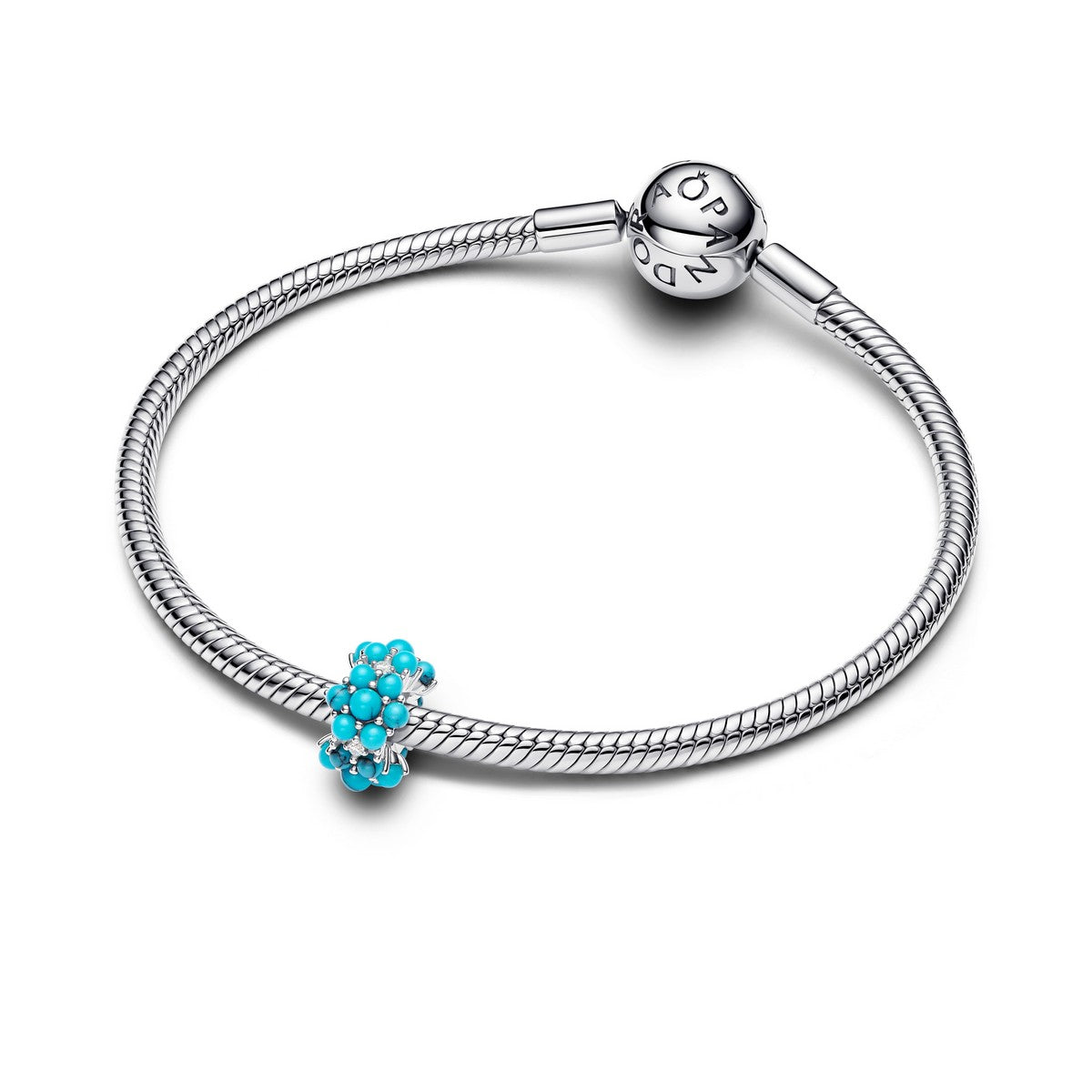 Pandora Turkooisblauwe Oceaan Bedel zilver - 793897C02