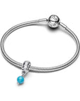 Pandora Turkoois Hangende Bedel - 793901C01 - PansiteNederland.nl