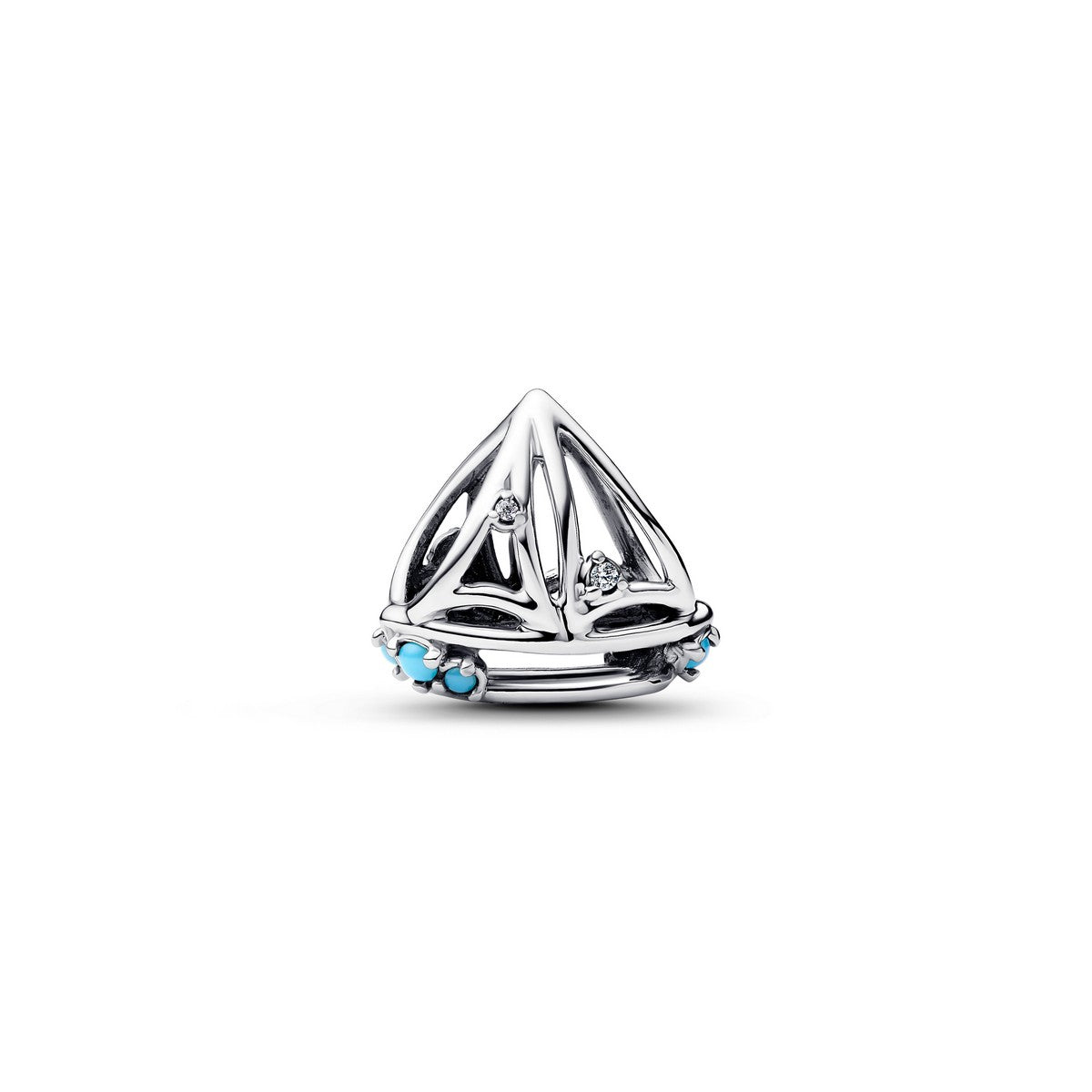 Pandora Zeilboot Bedel zilver blauw - 793905C01