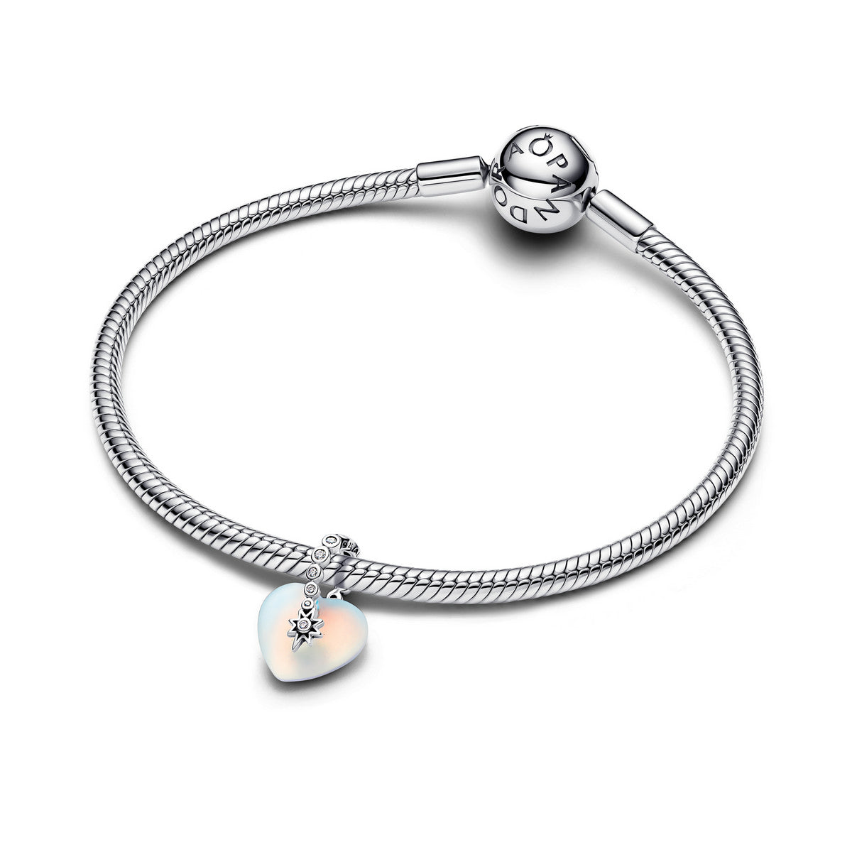 Pandora Vallende Ster en Harten Bedel 794143C01 – Zilver