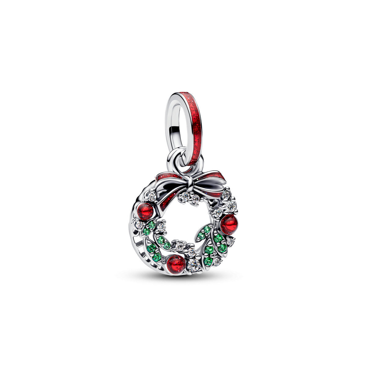 Pandora Kerstkrans Dubbele Hangende Bedel 794238C01