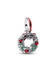 Pandora Kerstkrans Dubbele Hangende Bedel 794238C01