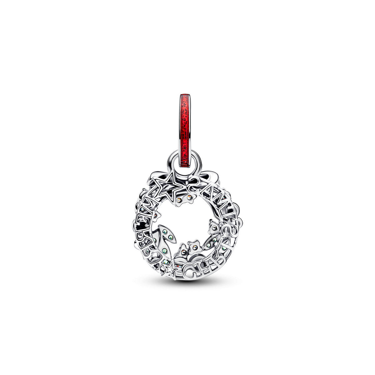 Pandora Kerstkrans Dubbele Hangende Bedel 794238C01