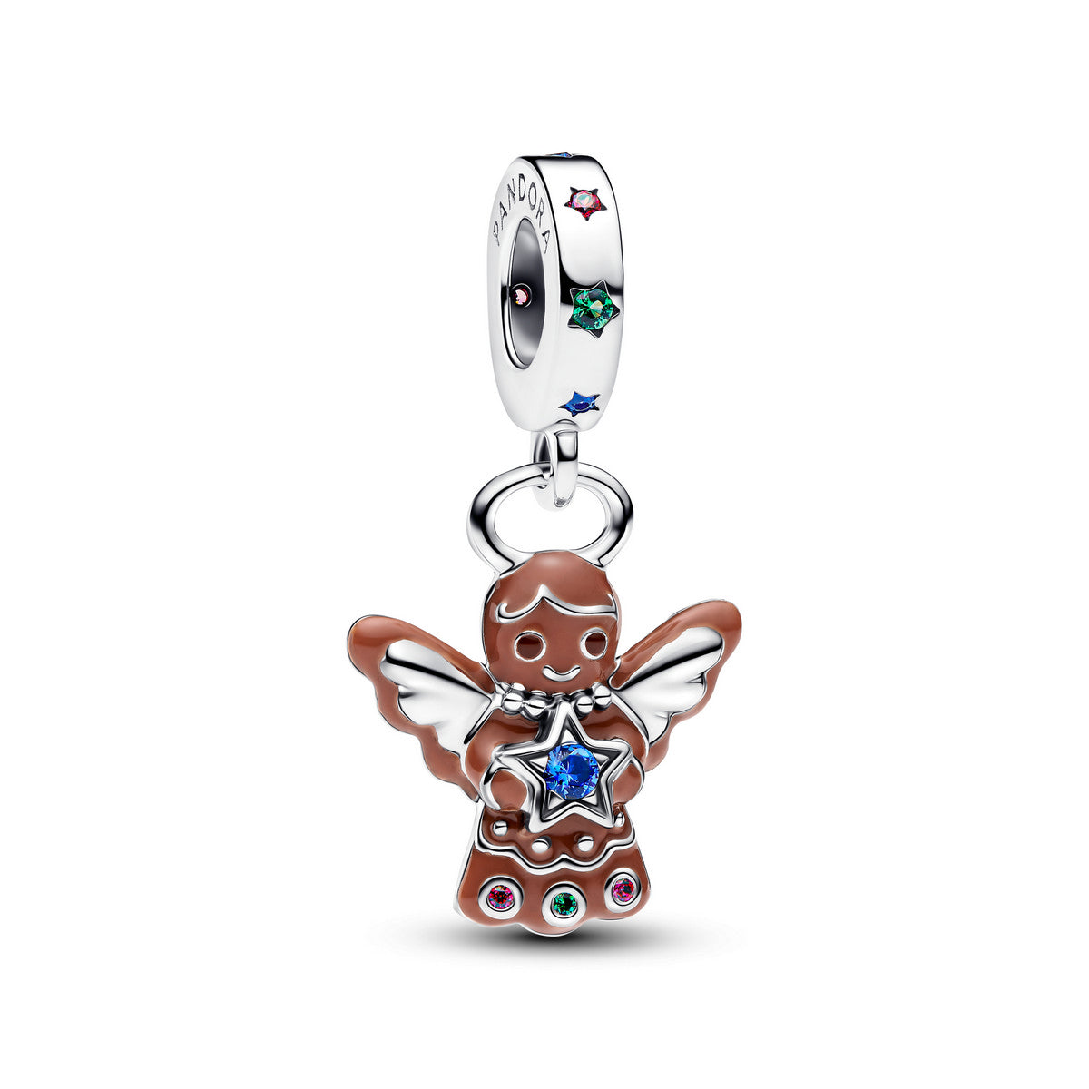 Pandora Peperkoek Engel Hangende Bedel 794247C01 – Zilver