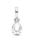 Pandora Opaalachtige Oneindigheid Dubbele Hangende Bedel 794251C01 – Sterling Zilver