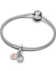 Pandora Opaalachtige Oneindigheid Dubbele Hangende Bedel 794251C01 – Sterling Zilver