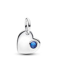 Pandora Graveerbare Hart Hangende Bedel 794295C09 – Blauw