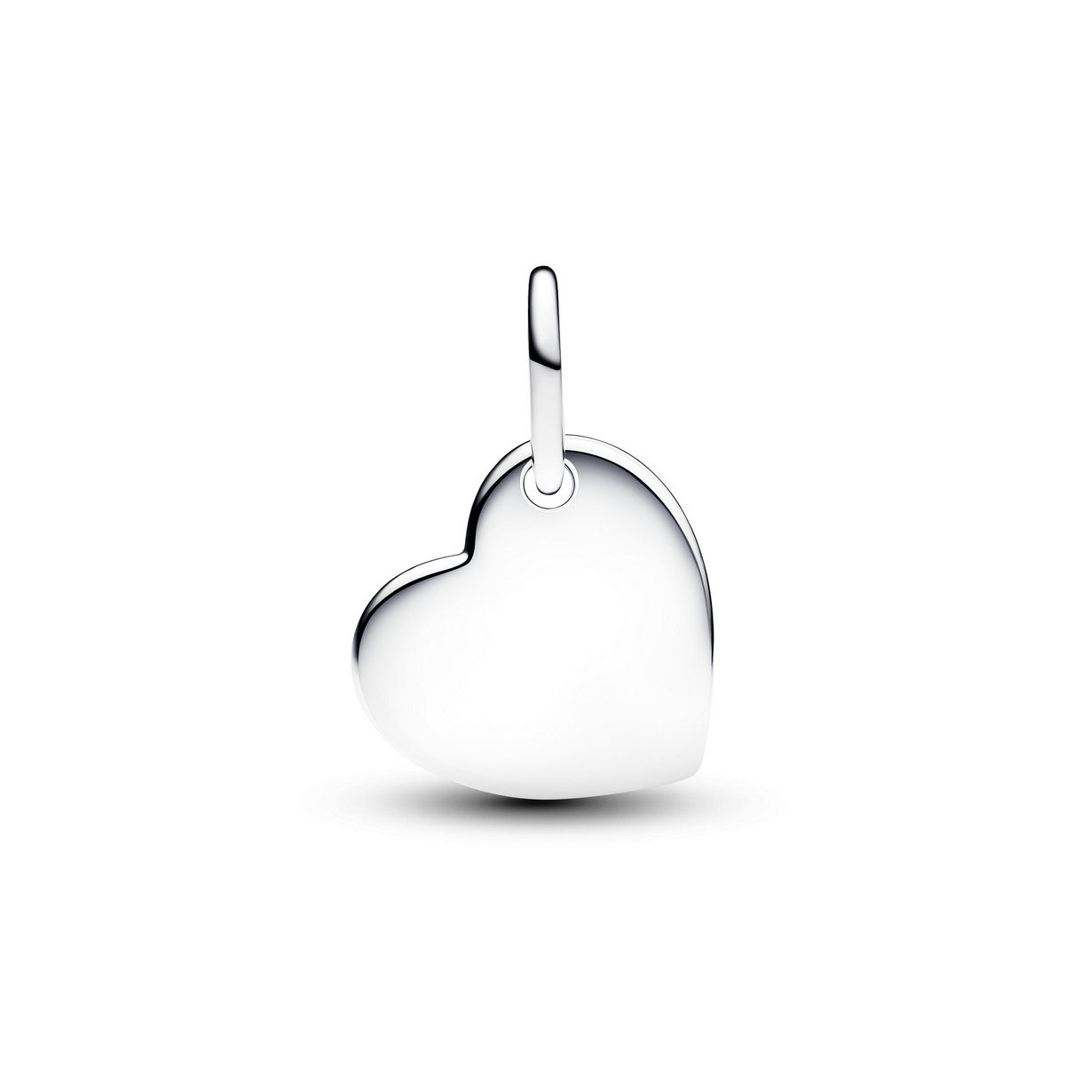 Pandora Graveerbare hart roze steen hangende bedel - 794295C10
